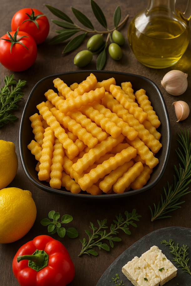 Papa ondulada 1/2 Golden