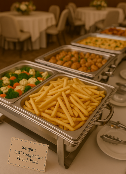 Papa 3/8 Corte Recto