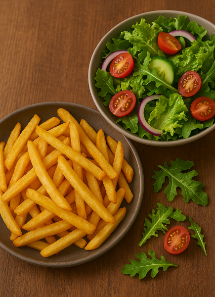 Papa recta 1/4 Golden con cobertura